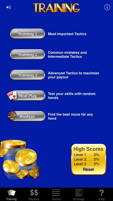 Video Poker Trainer Скриншот приложения #3