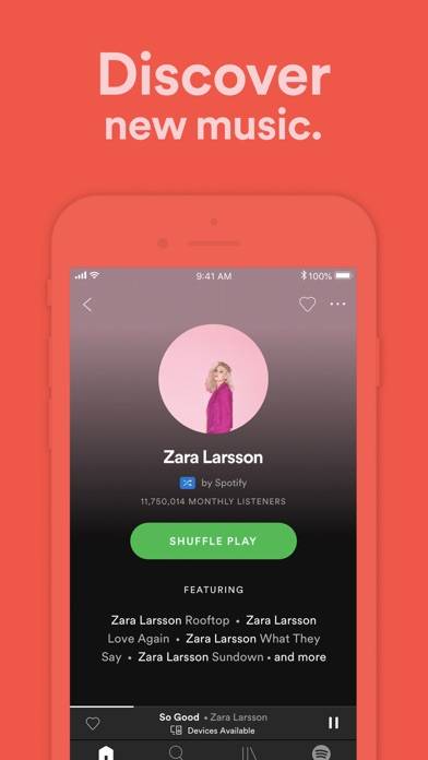 Spotify New music and podcasts screenshot #2