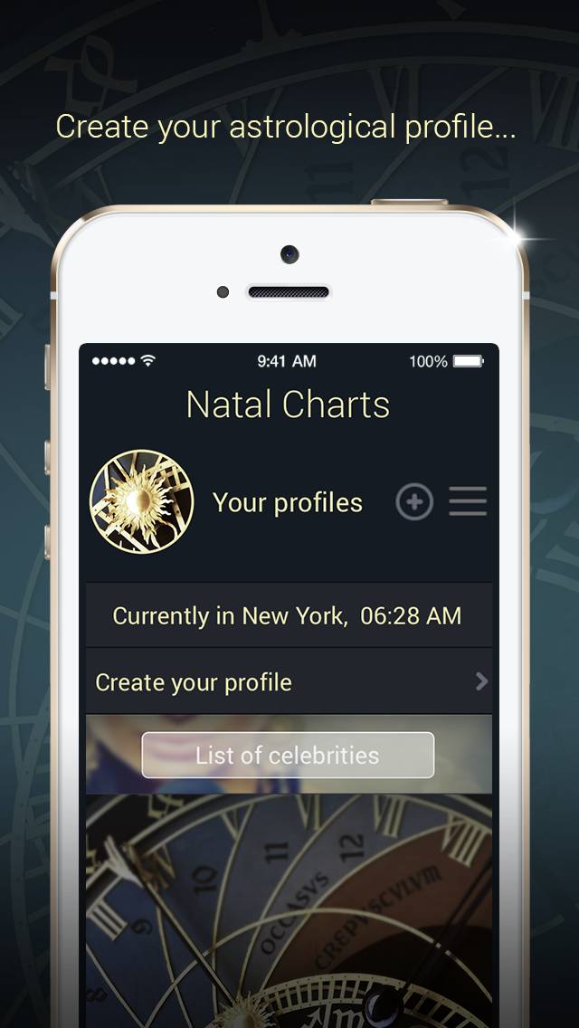 Natal Charts App screenshot #1
