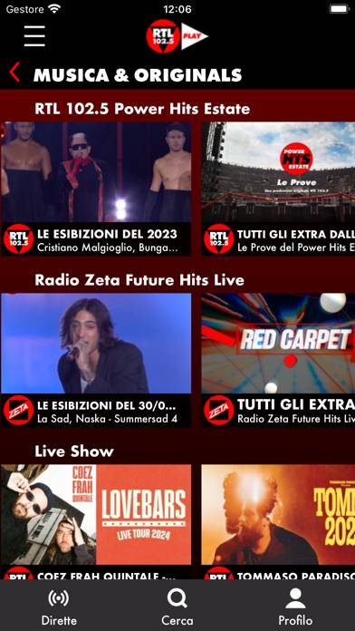 Rtl 102.5 Play Schermata dell'app