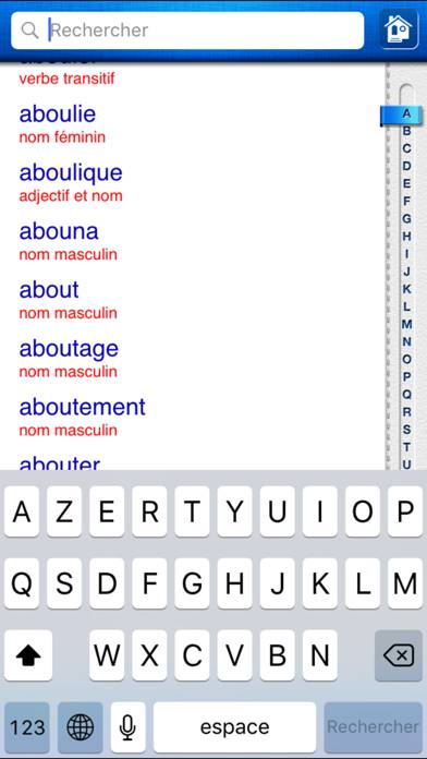 Dictionnaire de français Capture d'écran de l'application #2