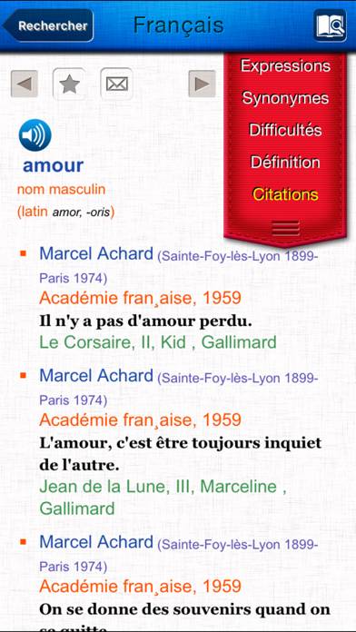 Dictionnaire de français Capture d'écran de l'application #5