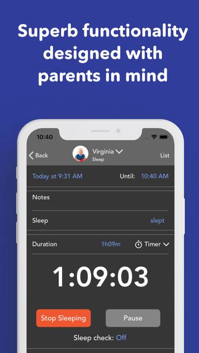 Baby Connect: Newborn Tracker Schermata dell'app #3
