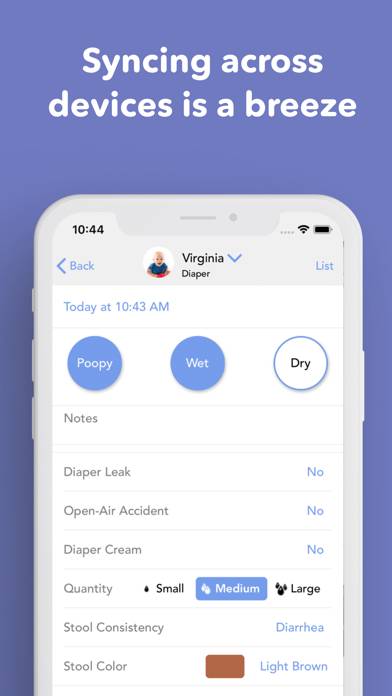 Baby Connect: Newborn Tracker Captura de pantalla de la aplicación #4