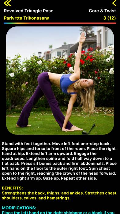 Golf Yoga App screenshot