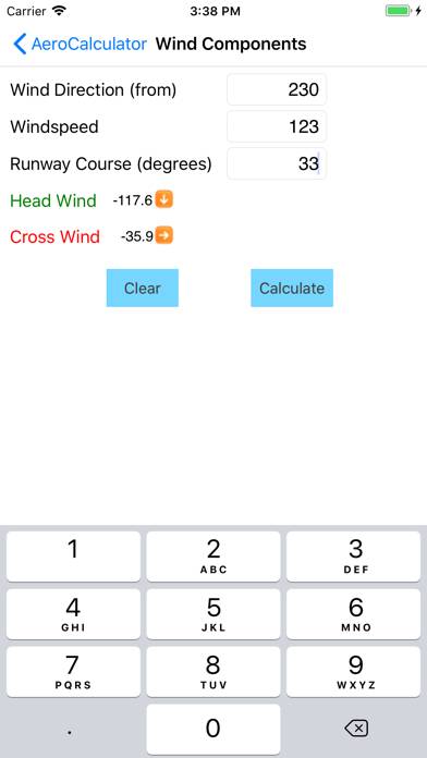AeroCalculator App screenshot #1