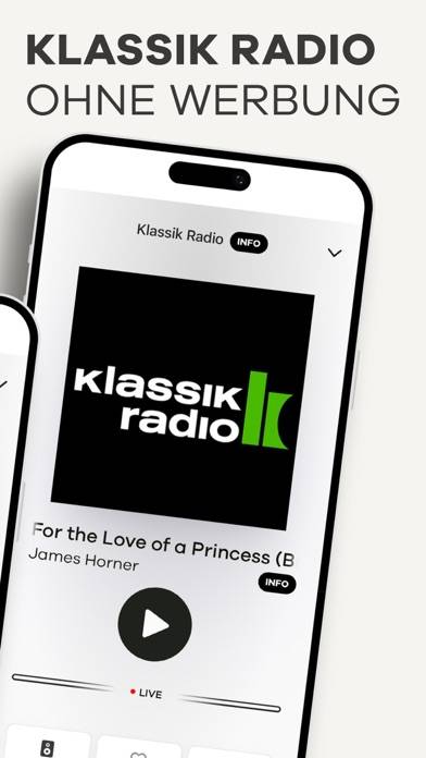 Beats Radio & Klassik Radio App-Screenshot