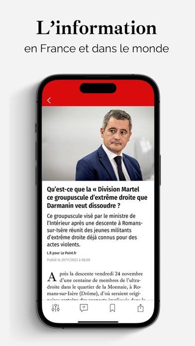 Le Point | Actualités & Info App screenshot #2