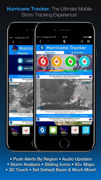 Hurricane Tracker Captura de pantalla de la aplicación #1