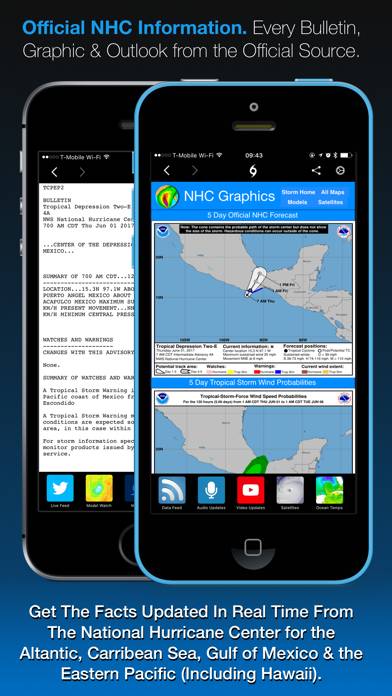 Hurricane Tracker Schermata dell'app #2
