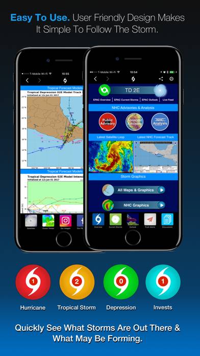 Hurricane Tracker Schermata dell'app #3