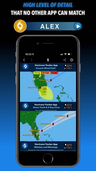 Hurricane Tracker App skärmdump #6