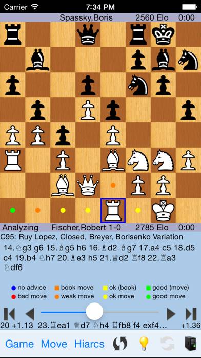 HIARCS Chess Capture d'écran de l'application #1