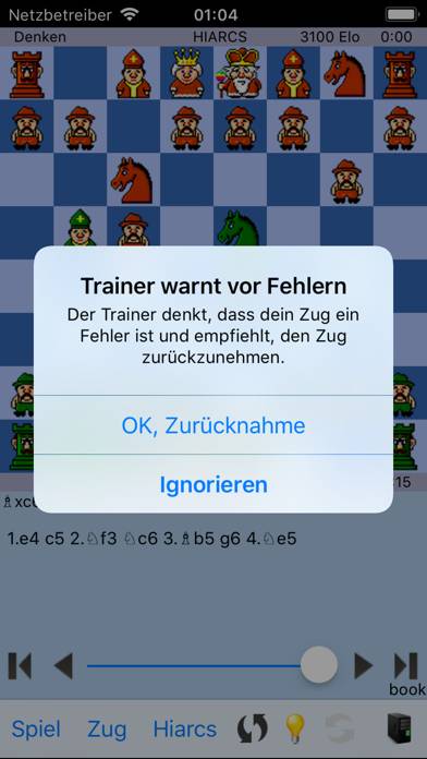 HIARCS Chess Spiel-Screenshot