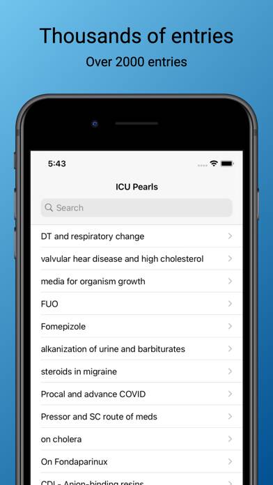 ICU Pearls Critical Care tips App skärmdump #2