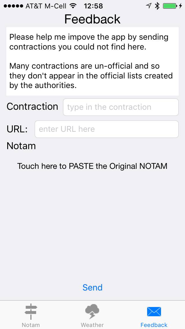 Notam Helper Скриншот приложения #5