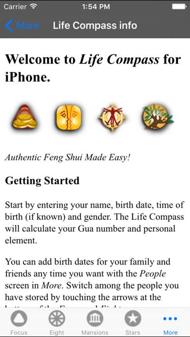 Feng Shui Life Compass Captura de pantalla de la aplicación #2