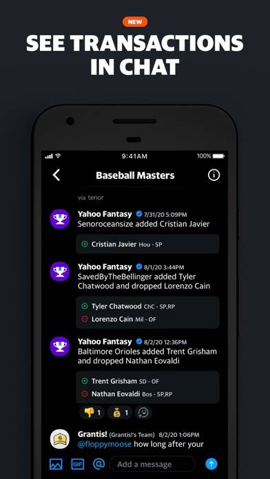 Yahoo Fantasy: Football & more App screenshot #3