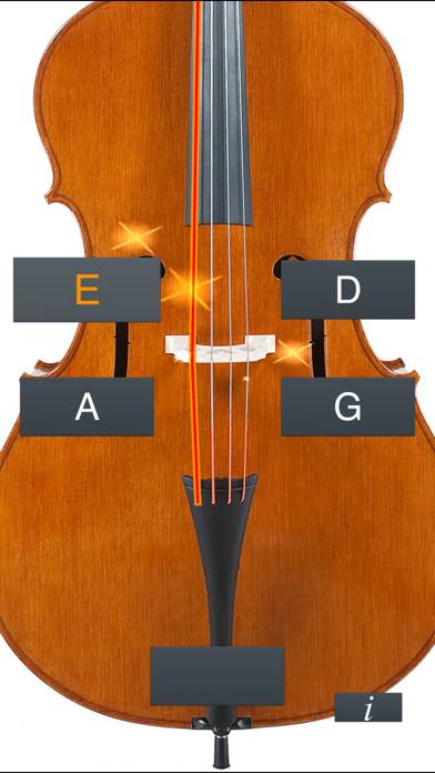 Double Bass Tuner Simple captura de pantalla