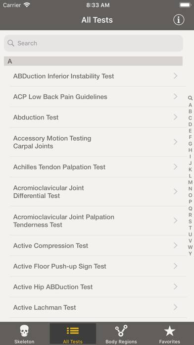 CORE -Clinical Orthopedic Exam Capture d'écran de l'application #2