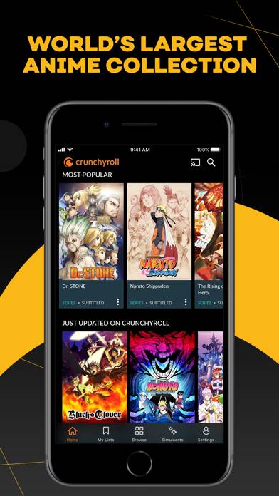 Crunchyroll App-Screenshot #1