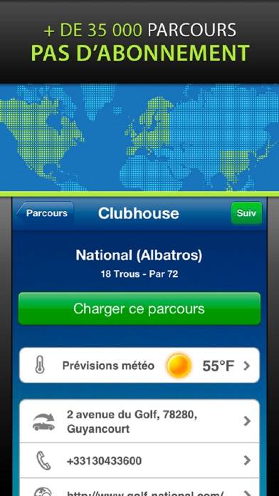 Mobitee Golf GPS and score Capture d'écran de l'application #4