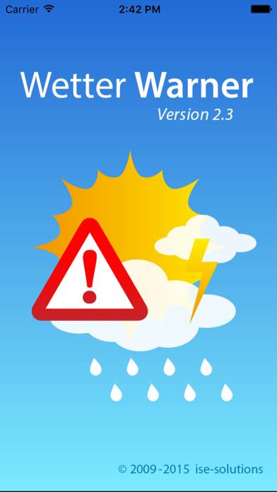 Wetter-Warner App screenshot #1