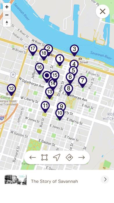 Savannah Walking Tour App screenshot