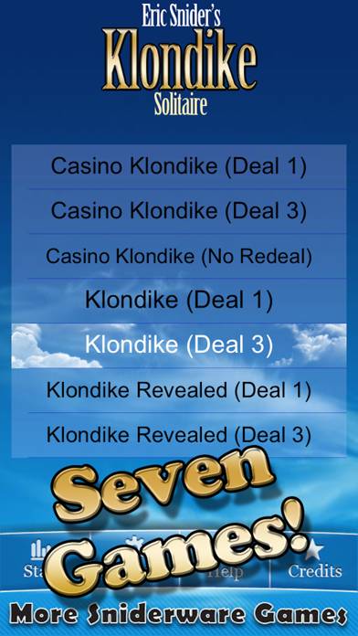 Eric's Klondike Solitaire Pack Captura de pantalla de la aplicación #3