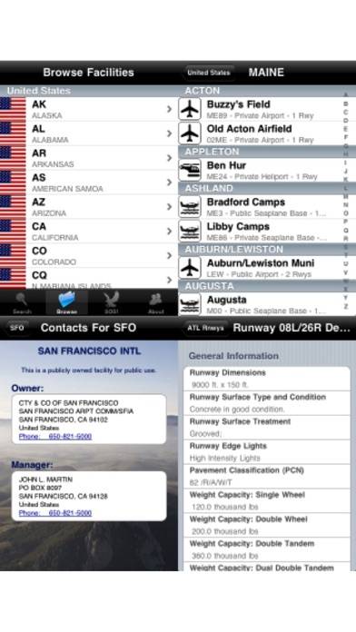 Airports 4 Pilots Pro Captura de pantalla de la aplicación #3