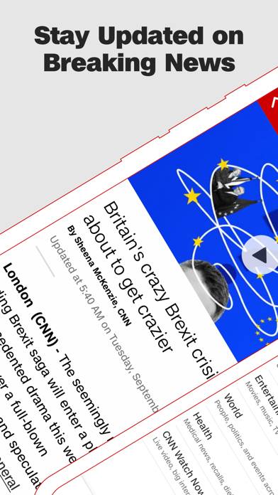 CNN: Breaking US & World News App screenshot #3