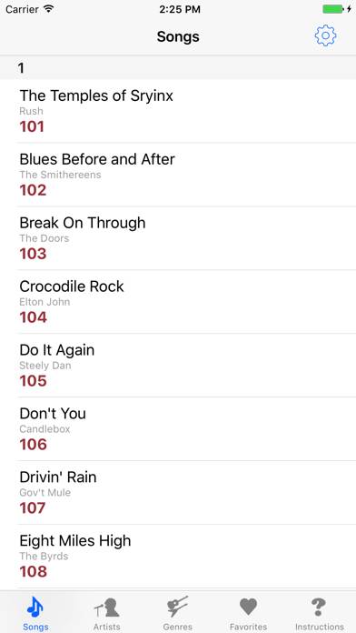 The Pocket RockIt Roller Coaster Setlist App screenshot #2
