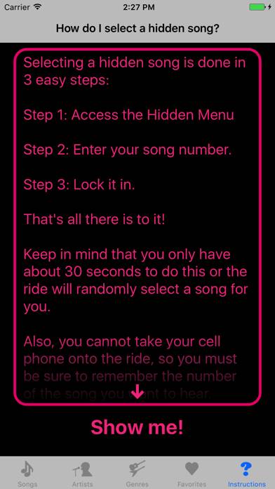 The Pocket RockIt Roller Coaster Setlist App screenshot #4