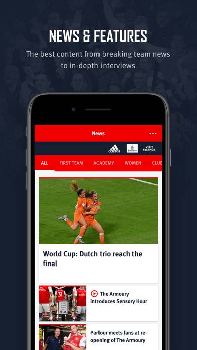Arsenal Official App App skärmdump #4