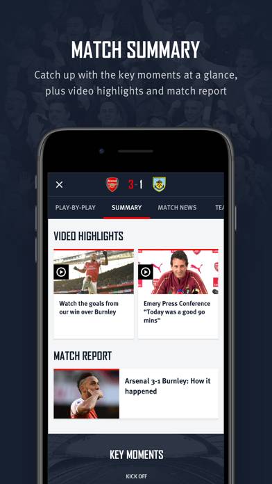 Arsenal Official App App skärmdump #5
