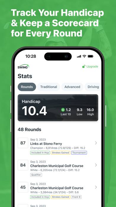 SwingU Golf GPS Range Finder App screenshot #3