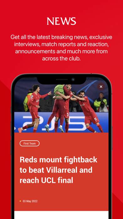 The Official Liverpool FC App App skärmdump #3