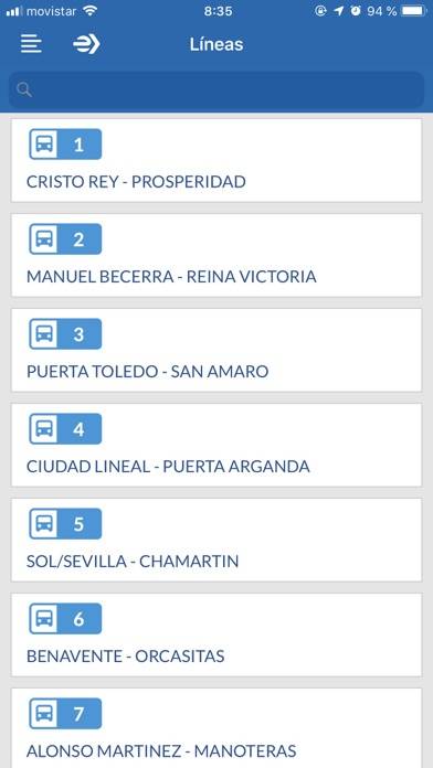 EMT Madrid App screenshot #3