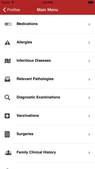 Family Medical History Schermata dell'app #2