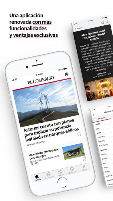 El Comercio plus App screenshot #1