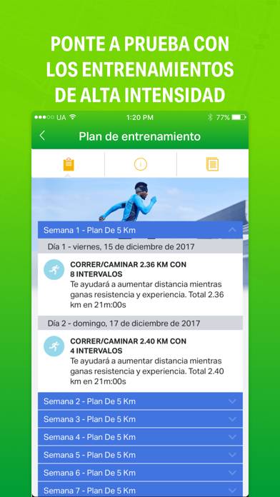Endomondo Sports Tracker Captura de pantalla de la aplicación