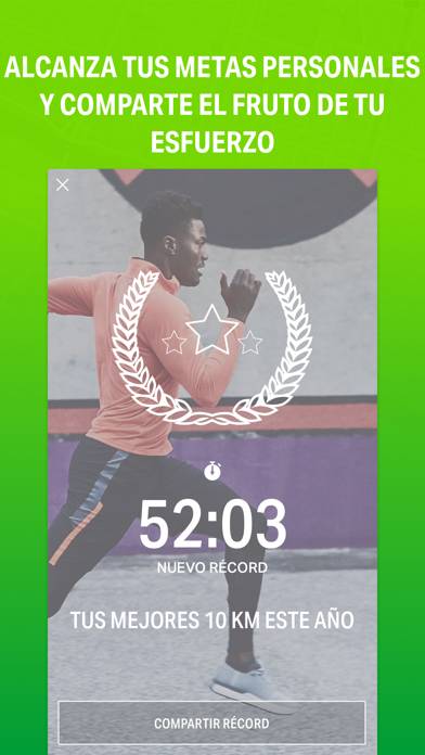 Endomondo Sports Tracker Captura de pantalla de la aplicación