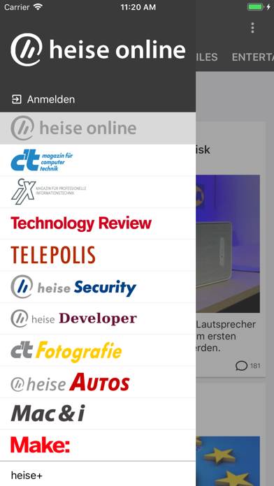 Heise online | IT-News App screenshot