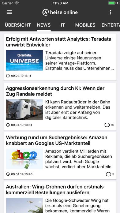 Heise online | IT-News App screenshot #3