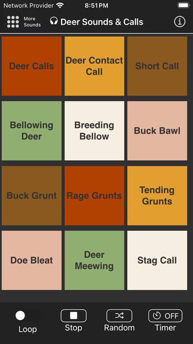 Deer Sounds & Calls Captura de pantalla de la aplicación #2