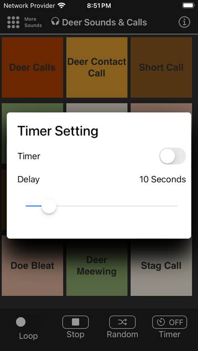 Deer Sounds & Calls Captura de pantalla de la aplicación #3