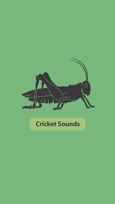 Cricket Sounds Captura de pantalla de la aplicación #2
