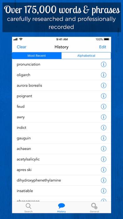 Howjsay Pronunciation Captura de pantalla de la aplicación #2
