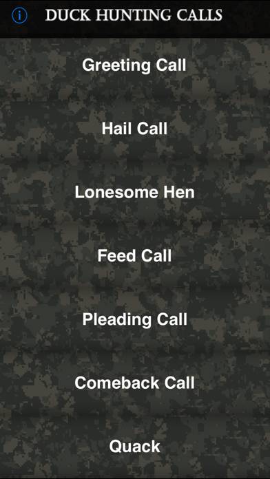 Duck Hunting Calls Скриншот приложения #1