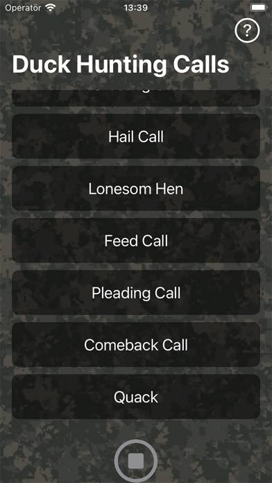 Duck Hunting Calls App screenshot